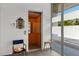 A modern home elevator boasts wood-finished walls and trim, offering easy access between floors at 1365 Harbor Dr, Sarasota, FL 34239