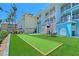 Enjoy a game on the community bocce court surrounded by beautifully manicured landscaping at 1800 Gulf N Dr # 112, Bradenton Beach, FL 34217