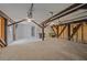 Spacious garage with ample storage space and potential for various uses at 216 Tenacity Ln, Sarasota, FL 34242