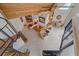 Open-concept living room with high ceilings, a wooden ceiling, tile floors, and bright lighting at 216 Tenacity Ln, Sarasota, FL 34242