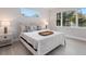 Well-lit bedroom with two large windows and neutral decor at 2319 Webber St, Sarasota, FL 34239