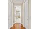 A bathroom leading to a glass shower with an adjacent soaking tub at 5503 Title Row Dr, Bradenton, FL 34210