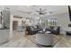 Expansive living room featuring an open layout, stylish furnishings, and seamless connection to the gourmet kitchen at 5978 Anise Dr, Sarasota, FL 34238