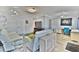 Bright living room featuring modern furnishings and hardwood floors at 625 30Th W Ave # G210, Bradenton, FL 34205