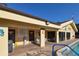 Community pool area features a clean and well-maintained pool house with convenient amenities at 625 30Th W Ave # G210, Bradenton, FL 34205