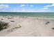 Expansive beach view with tranquil ocean waters and lots of space for relaxation at 6415 Midnight Pass Rd # 204, Sarasota, FL 34242