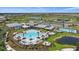 Community center with pools, tennis courts, and plenty of parking at 7743 Nightfall Ter, Sarasota, FL 34241
