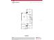 Second floor plan featuring loft, three bedrooms, and two bathrooms at 7743 Nightfall Ter, Sarasota, FL 34241