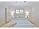 Bedroom with a ceiling fan, and bedside lamps at 10108 Kingfisher E Rd, Bradenton, FL 34209