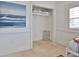 Well-organized closet with linens, hanging space, and neutral paint at 10108 Kingfisher E Rd, Bradenton, FL 34209