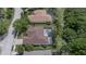 An aerial view of beautiful homes with screened pools and well-maintained landscaping at 11592 57Th Street E Cir, Parrish, FL 34219