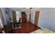 Spacious main bedroom boasts hard wood floors, plenty of natural light and neutral paint at 1218 Carmella Ln, Sarasota, FL 34243