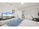 Bedroom with built in closet space, and a television at 377 22Nd Se Ave, St Petersburg, FL 33705