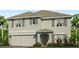 Charming two-story home with gray shutters, a two-car garage, and well-maintained landscaping at 4312 112Th E St, Palmetto, FL 34221
