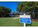 River Sound community dog park, Canine Commons, with a welcoming sign at 5526 River Sound Ter, Bradenton, FL 34208