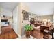 Elegant living room featuring hardwood floors, neutral paint, and decorative fireplace in an inviting atmosphere at 5603 Ravenwood Dr, Sarasota, FL 34243
