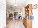 Inviting living room showcasing wood-look flooring and an open floor plan at 5902 22Nd Avenue E Dr, Palmetto, FL 34221