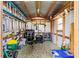 Well-organized shed featuring shelving, ladders, and lawn and garden equipment storage at 5902 22Nd Avenue E Dr, Palmetto, FL 34221