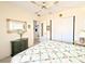 Cozy bedroom with bright natural light, carpeting, and decor at 5951 Todd St # D37, Bradenton, FL 34207