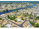 Aerial view showcasing the property's proximity to the river and beautiful surroundings in the neighborhood at 6698 Acmar Ct, North Port, FL 34287