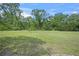 A lush green backyard provides plenty of space for outdoor activities and relaxation in a serene setting at 7659 Trillium Blvd, Sarasota, FL 34241