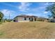 Expansive backyard provides privacy and space for outdoor activities and relaxation at 8123 Wawana Rd, North Port, FL 34287