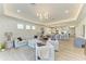 Expansive living room featuring stylish furnishings, large windows, and an open layout connecting to the kitchen at 1007 Waterline Ct, Sarasota, FL 34240