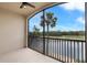 Beautiful view from the balcony of a lake and the golf course at 17118 Vardon Ter # 304, Bradenton, FL 34211
