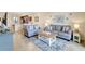 Open-concept living space flows into the kitchen with views of the living room at 17118 Vardon Ter # 304, Bradenton, FL 34211