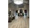 Welcoming lobby area with vaulted ceiling, elegant decor, and ample lighting at 17118 Vardon Ter # 304, Bradenton, FL 34211