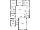 Detailed floor plan showcasing the layout of the home, including bedrooms, bathrooms, and living spaces at 17142 James Trl, Parrish, FL 34219