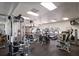 Bright gym with cardio and weight machines, and rubber floor at 2301 Little Country Rd, Parrish, FL 34219