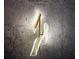 Contemporary floor lamp with translucent rectangles trimmed in gold at 301 Quay Commons # 1709, Sarasota, FL 34236