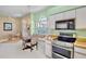Inviting eat-in kitchen features stainless steel appliances, a window seat, and bright lighting at 3412 E Chelmsford Ct # 42, Sarasota, FL 34235