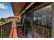 Outdoor balcony featuring views of the water with sliding glass doors leading into the unit at 3420 Wild Oak Bay Blvd # 120, Bradenton, FL 34210