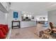 Open-concept living and dining area featuring tile flooring and plenty of natural light at 3420 Wild Oak Bay Blvd # 120, Bradenton, FL 34210