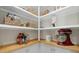 Walk-in pantry with ample white shelving, butcherblock counters, and space for appliances at 3808 Eastham Ln, Bradenton, FL 34211
