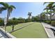 Well-maintained community bocce ball court with lush landscaping at 4016 Azurite Way, Bradenton, FL 34211