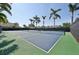 Well-maintained community tennis and pickleball courts surrounded by lush landscaping at 4016 Azurite Way, Bradenton, FL 34211