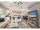 Spacious living area seamlessly integrates the kitchen and dining areas, offering an open and airy atmosphere at 4815 Deep Creek Ter, Parrish, FL 34219
