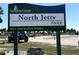 Sarasota County North Jetty Park sign at 612 Shore Rd, Nokomis, FL 34275