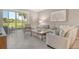 Bright and airy living room with tile floors, comfortable seating, and a large window offering beautiful views at 9470 High Gate Dr # 2213, Sarasota, FL 34238