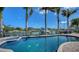 Inviting pool and spa area with views of the inter-coastal waterway at 975 Whitakers Ln, Sarasota, FL 34236