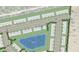 Community map showcasing property location near a lake and walking distance to amenities at 15169 Cuzcorro Ct, Nokomis, FL 34275