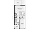 Floorplan displaying the layout of the first floor, kitchen, great room, and garage at 15169 Cuzcorro Ct, Nokomis, FL 34275