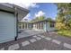 Backyard featuring patio and gravel landscaping at 1773 South Dr, Sarasota, FL 34239