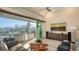 Inviting living room with large sliding doors, leading to the outdoor patio area at 244 Cedar Park Cir, Sarasota, FL 34242