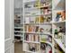 Walk-in pantry with abundant shelving for food storage and supplies at 24705 83Rd E Ave, Myakka City, FL 34251