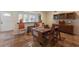 Dining area featuring tile floors and a smooth transition to the bright, window-filled living spaces at 2723 59Th St, Sarasota, FL 34243