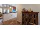 Open-concept living and dining spaces, featuring tile flooring and stylish furniture accents at 2723 59Th St, Sarasota, FL 34243